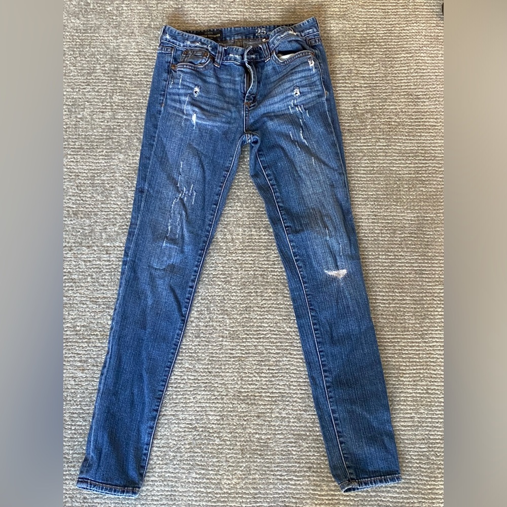 J. Crew Toothpick Jeans - Size 25